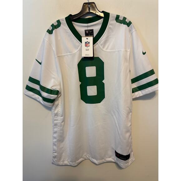 Brand New Nike Engineered Men's Size Large Aaron Rodgers Jersey Jets NFL White - Picture 5 of 10